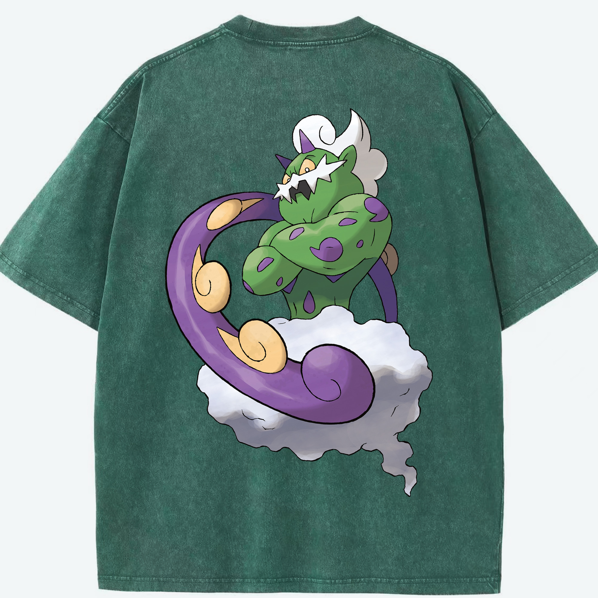 （画像用） ポケットモンスター Pokémon 綿100% ヴィンテージ風 半袖Tシャツ（背面プリント）